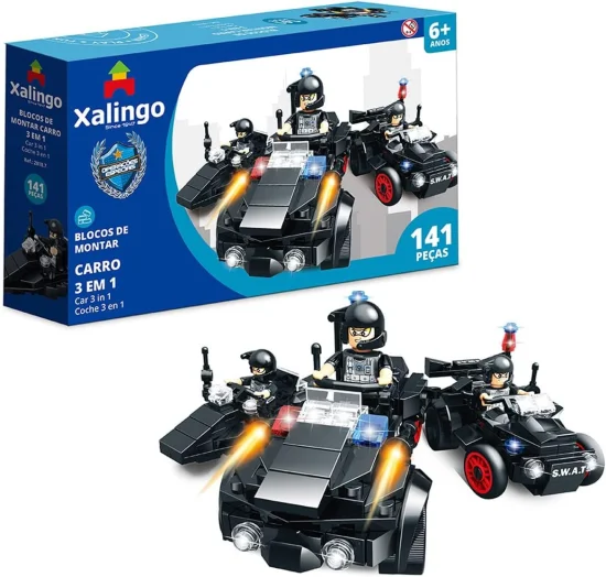Bloco de Montar Estilo Lego - Operaes Especiais Carro 3 em 1-141 Peas