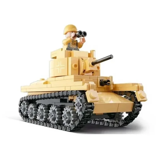 Bloco de Montar Estilo Lego - Super Tanque De Guerra Aliana Justia e Paz 318 Peas