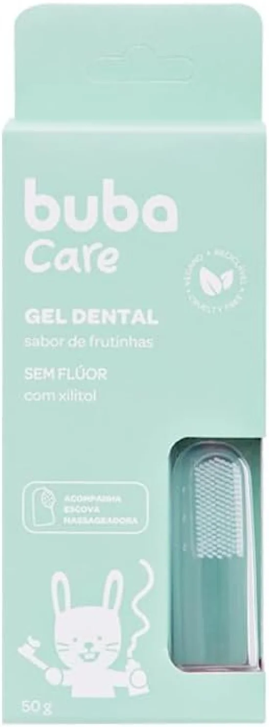 Buba Care, Gel Dental para Beb, Sem flor, 50g