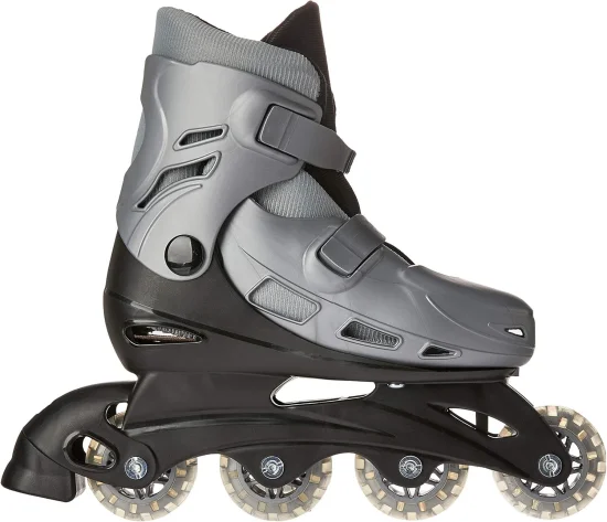 Patins 4 Rodas Ajustveis Fenix Prata