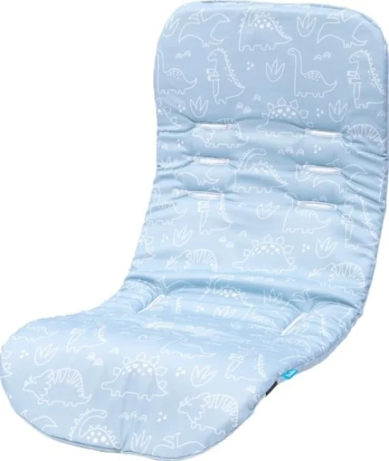 Almofada Para Carrinho Dino Azul