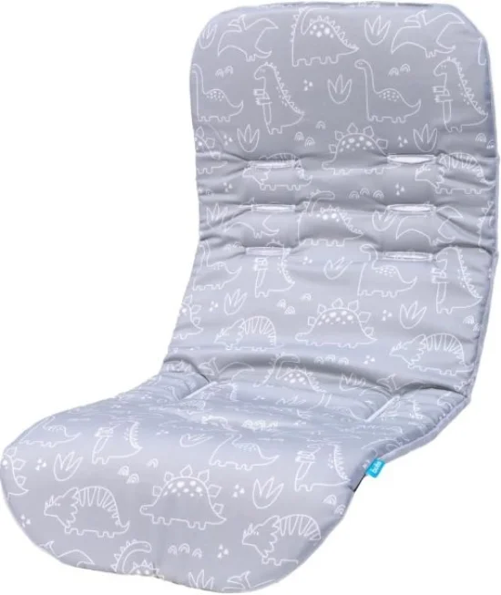 Almofada Para Carrinho Dino Cinza