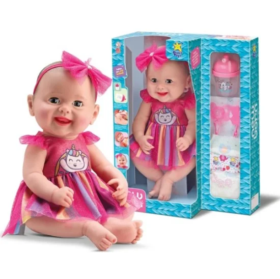 Boneca New Born Unique Collection Arco Iris