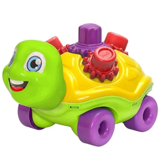 Brinquedo Educativo Tartaruga Zupi Colorida Para Bebs