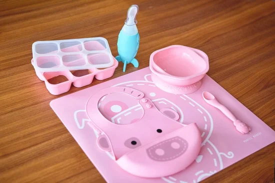 Jogo Americano em Silicone Porquinho - Marcus & Marcus