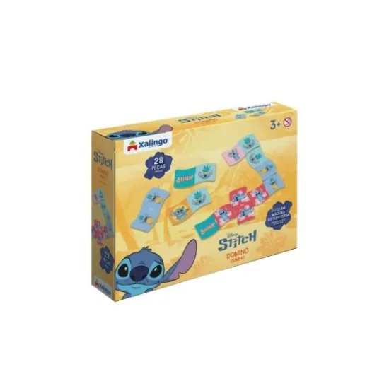 Jogo Domin em Madeira Stitch 28 Peas