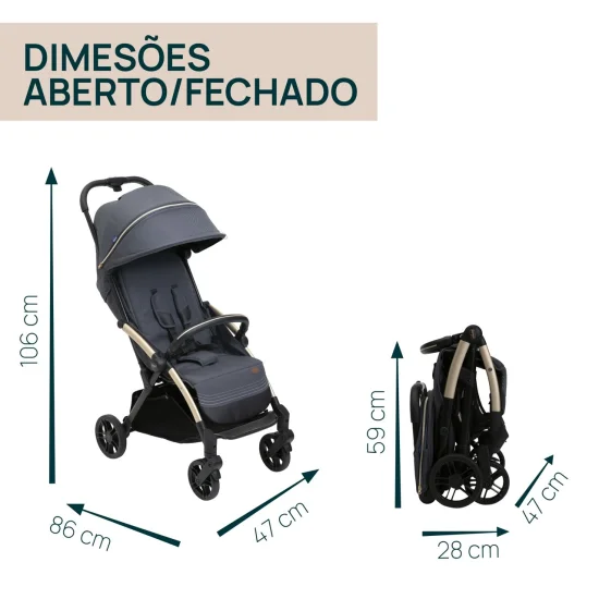 Carrinho de Passeio Goody XPLUS - Dark Shadow