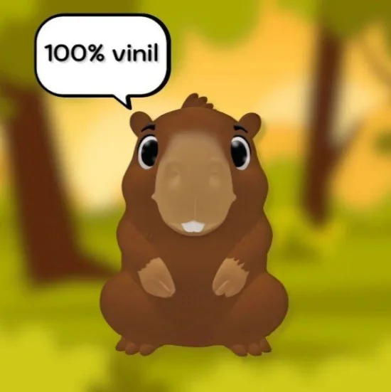 Boneco de Brinquedo em Vinil - Juca a Capivara