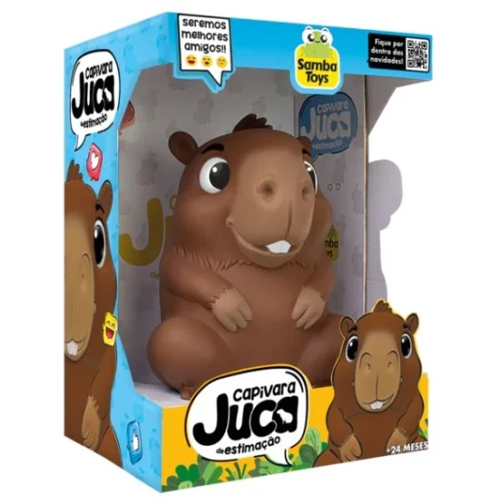 Boneco de Brinquedo em Vinil - Juca a Capivara