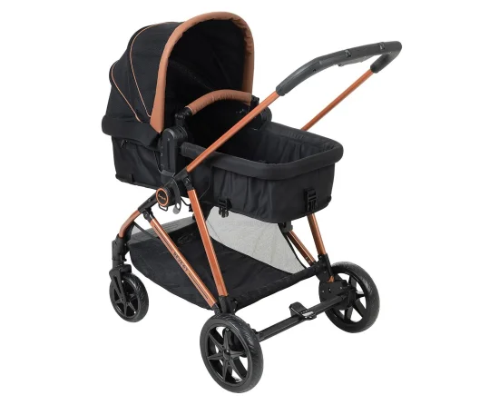 Carrinho Beb Revert Moises - Preto Cobre Reversvel