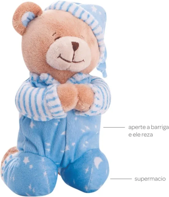 Ursinho Que Reza Azul