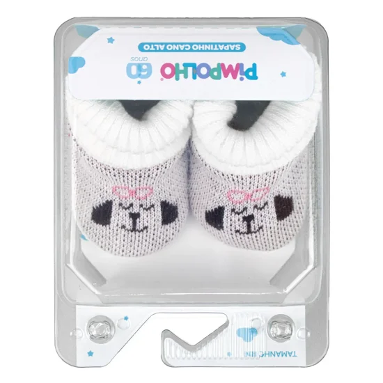 Sapato cano alto RN feminino Branco