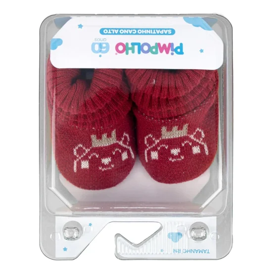 Sapato cano alto RN feminino Vermelho