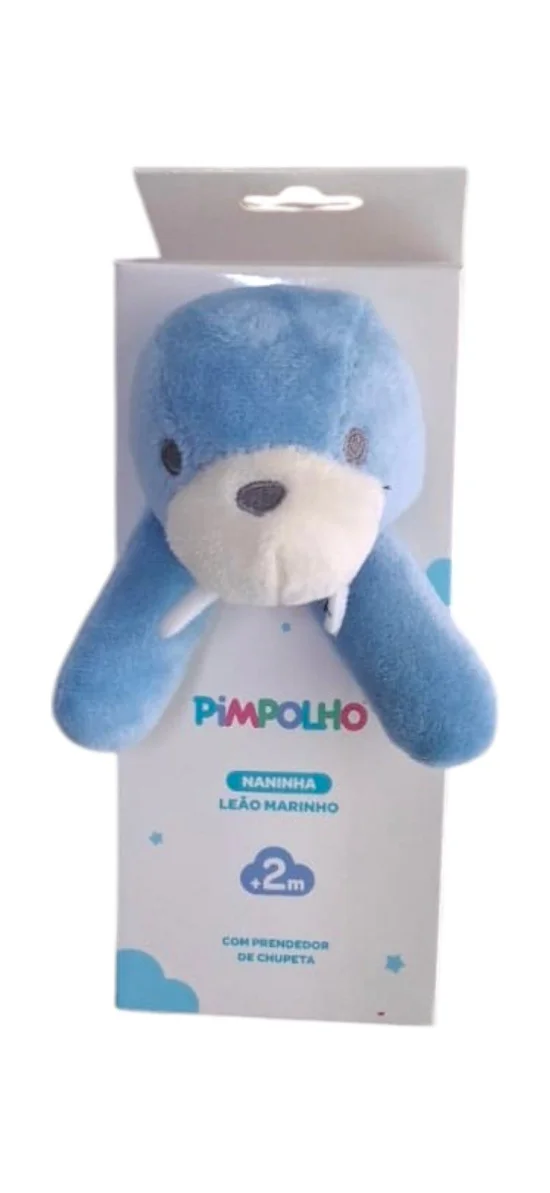 Naninha com prendedor de chupeta tamanho nico Leo Marinho