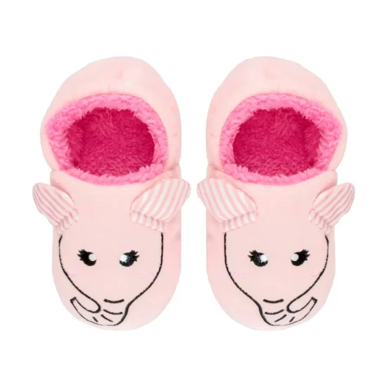 Pantufa play rosa elefante