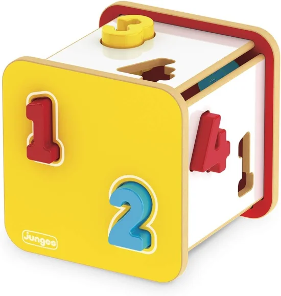 Brinquedo Montessori Cubo Didtico Nmeros