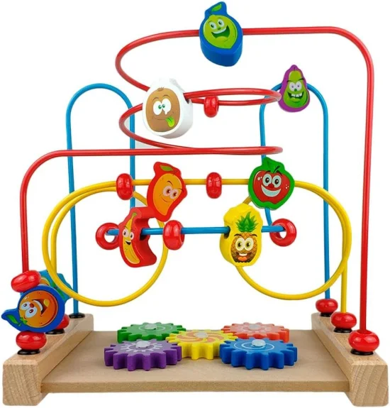 Montanha Engrenagem Aramada e Frutinhas Montessori
