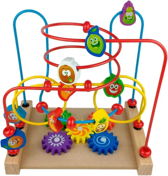 Montanha Engrenagem Aramada e Frutinhas Montessori