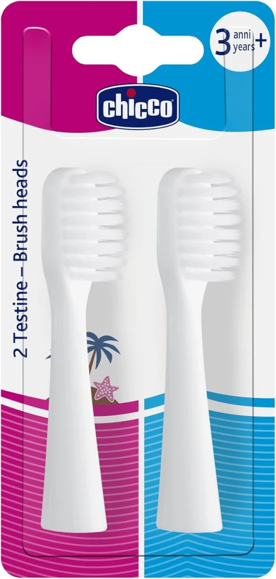 Chicco Cabeas De Substituio Para Escova De Dentes Eltrica 2 Unidades