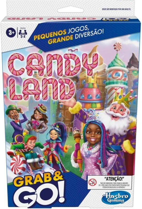 Jogo de tabuleiro Grab and Go Candy Land - Verso Portti