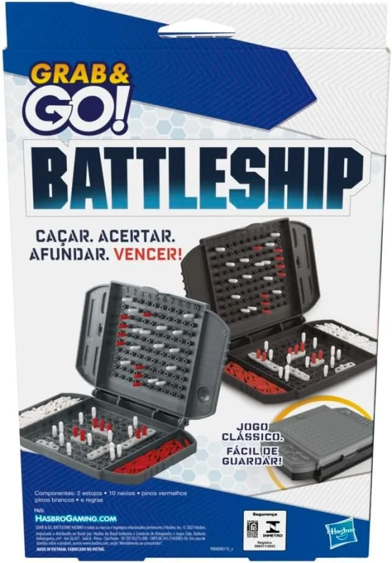 Jogo Grab and Go Battleship - Batalha Naval Porttil