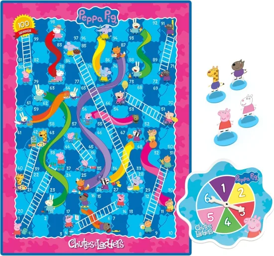 Gaming Jogo de Tabuleiro Chutes and Ladders - Peppa Pig