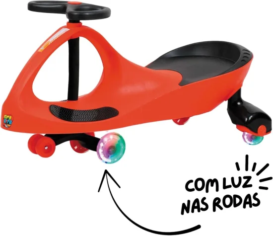 Gira Gira Car com Luz - Suporta At 100Kg