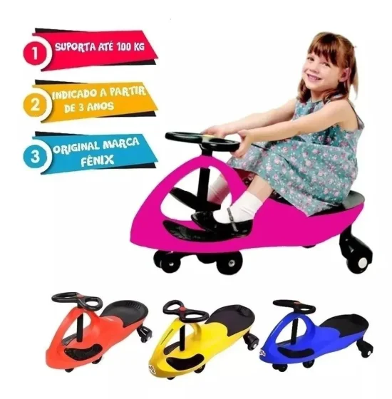 Gira Gira Car com Luz - Suporta At 100Kg