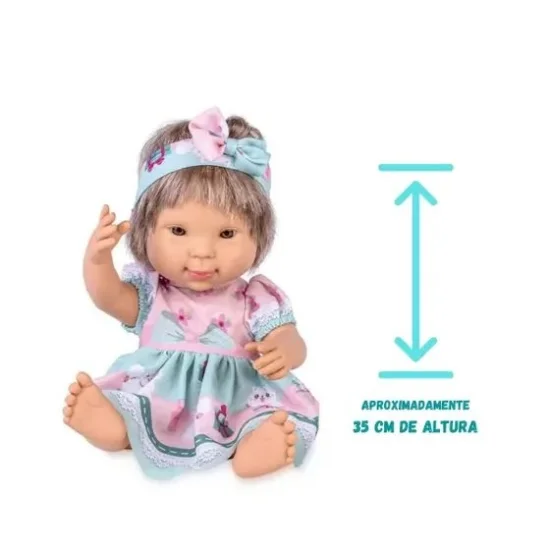 Boneca Coleo Sndrome de Down Loira