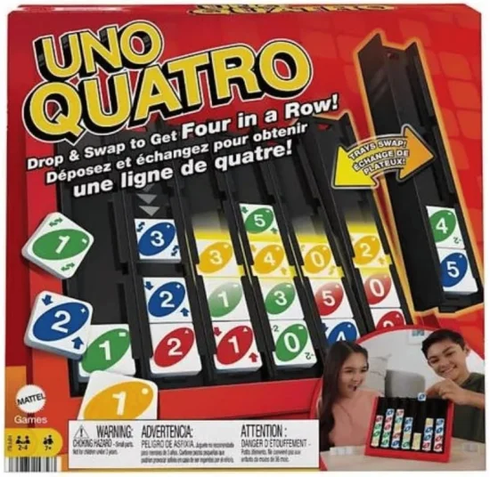 Jogo de Tabuleiro Uno Quatro