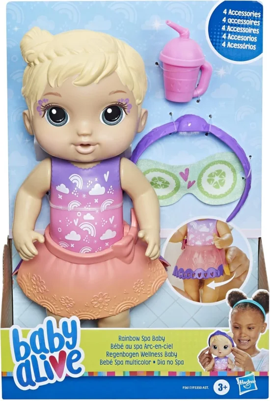 Boneca Baby Alive Dia no Spa