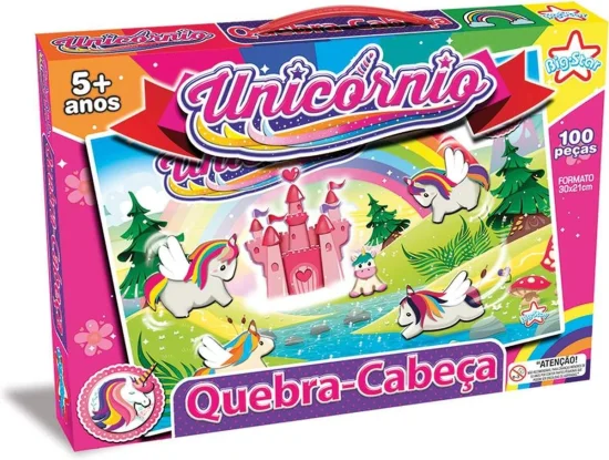 Quebra-Cabeas Unicrnio 100 Peas