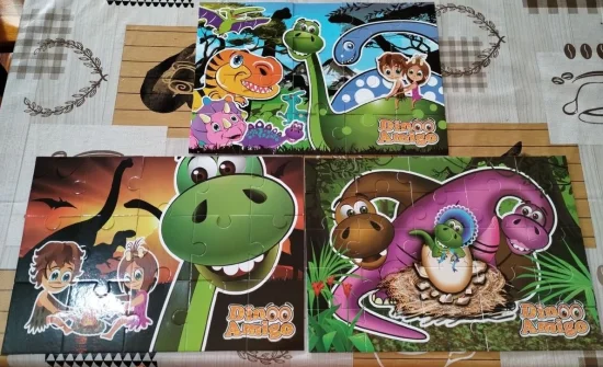 Quebra Cabea Progressivo Dino Amigo