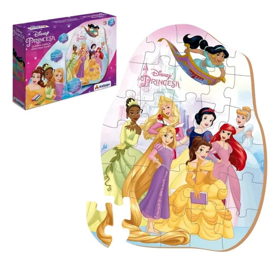 Quebra Cabea Princesas Disney 30 Peas