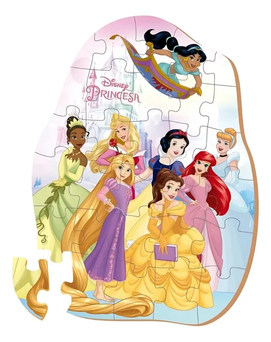 Quebra Cabea Princesas Disney 30 Peas
