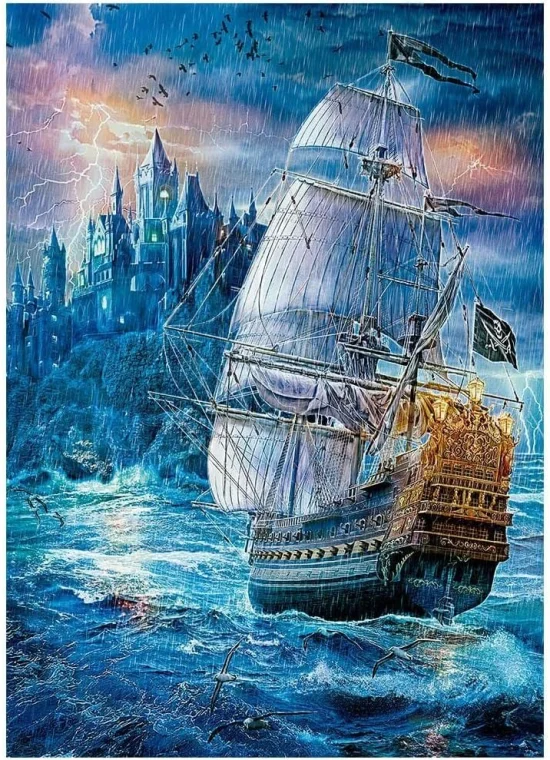 Quebra-cabea 1000 peas Navio Pirata