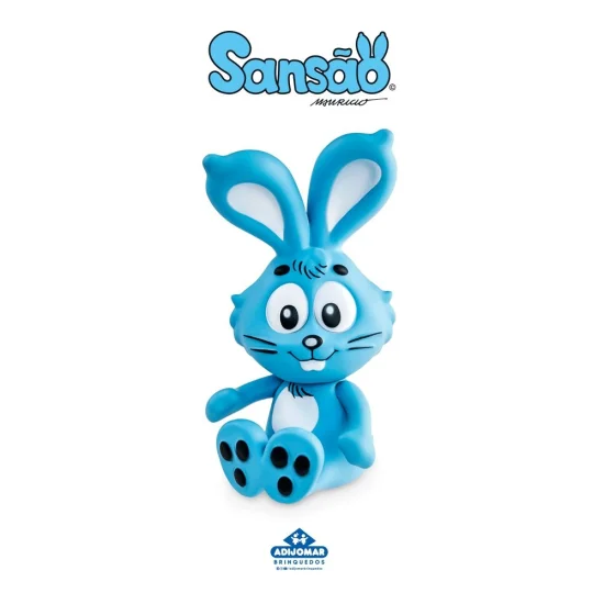 Boneco Coelho Sanso Grande, Mascote Da Mnica 31cm