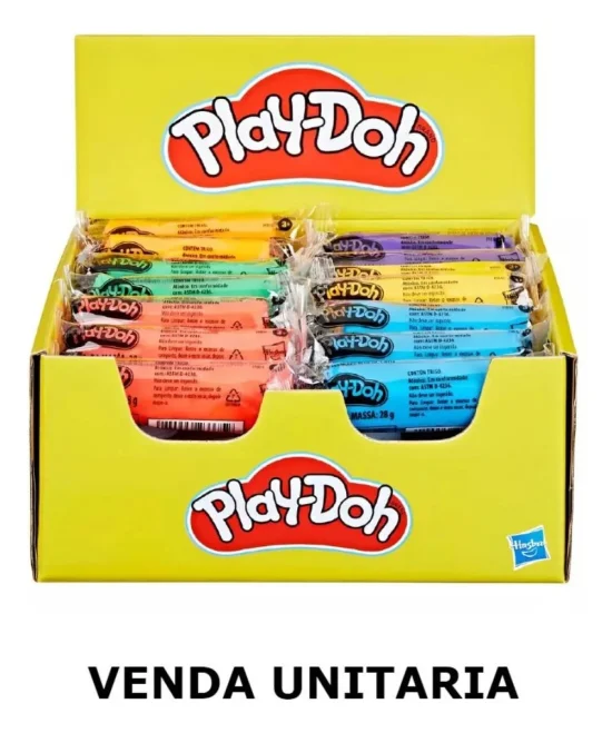 1 Refil Stick 28g Cor Sortidas Massa Modelar Play-doh