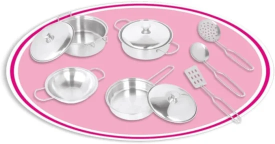 JOGO DE COZINHA LUCY INOX - C/ 3 TAMPAS