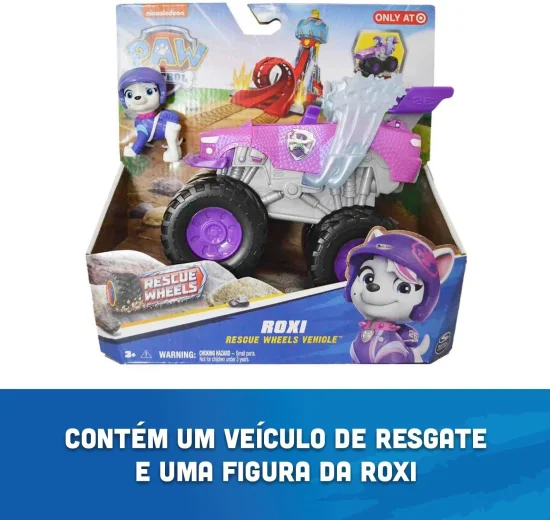 Patrulha Canina Rescue Wheels Veculo Roxi