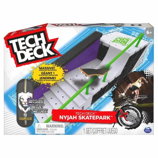 Tech Deck Skate De Dedo E Rampa Nyjah Huston Skatepark Sunny