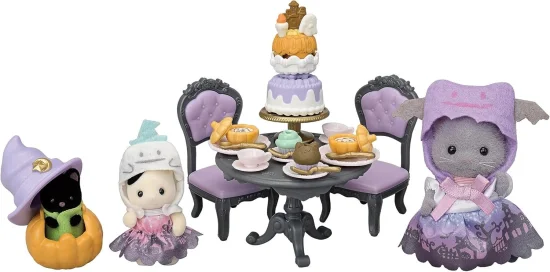 Conjunto Sylvanian Familes festa surpresa de Halloween