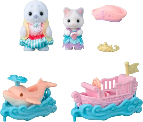 Conjunto Sylvanian Families Atraes do Parque de Diverses - Surfando nas Ondas