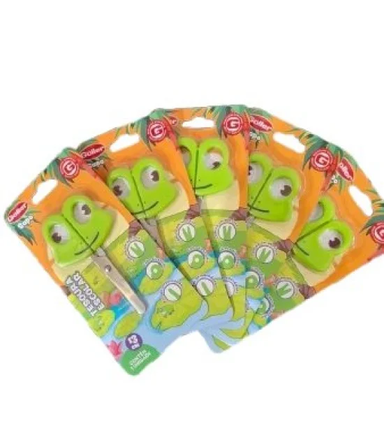 TESOURA ESCOLAR SAPO.