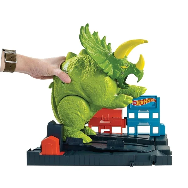 Pista Hot Wheels City Ataque de Triceratops - Mattel