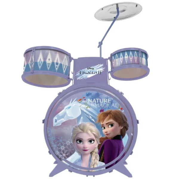 Bateria Musical Infantil Frozen 2 - Toyng