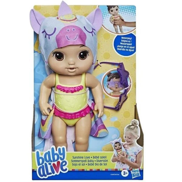 Boneca Baby Alive Dia de Sol Morena - Hasbro