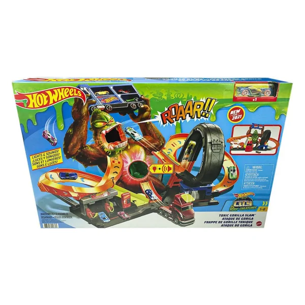 Pista Hot Wheels - Ataque do Gorila - Mattel