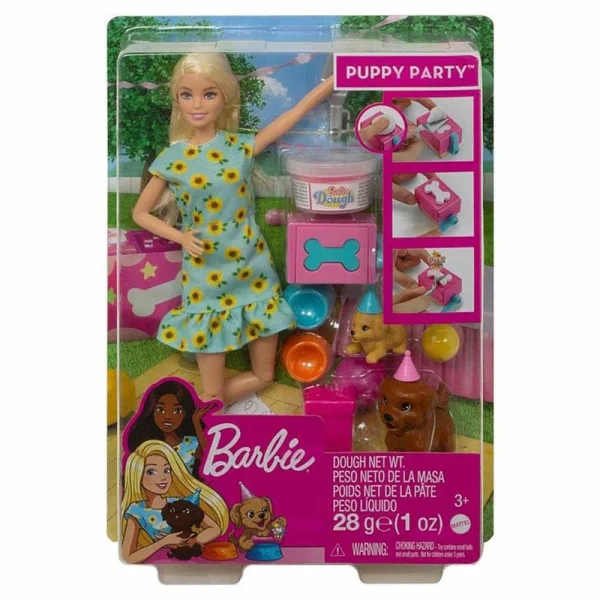 Boneca Barbie Aniversrio do Cachorrinho - Mattel