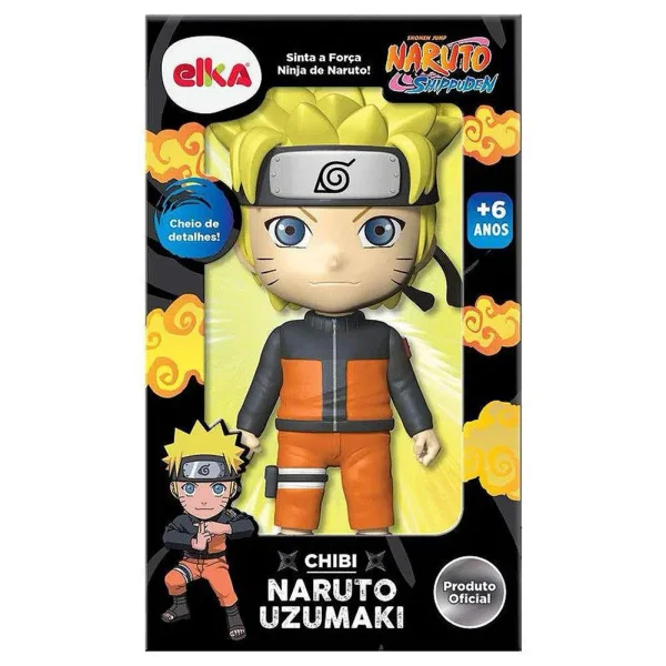 Boneco Articulado Naruto Uzumaki Chibi - Elka